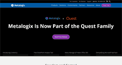 Desktop Screenshot of metalogix.com