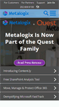 Mobile Screenshot of metalogix.com